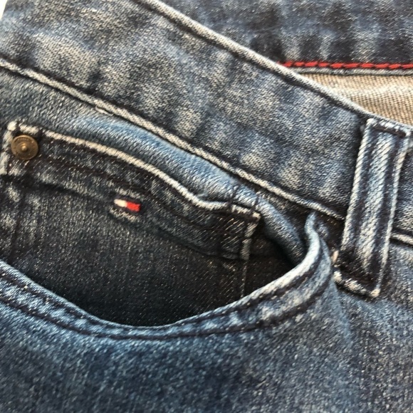 Tommy Hilfiger Modern Skinny Dark Wash Straight Leg Jeans. Size 8‎ Regular. EUC. - Picture 7 of 12
